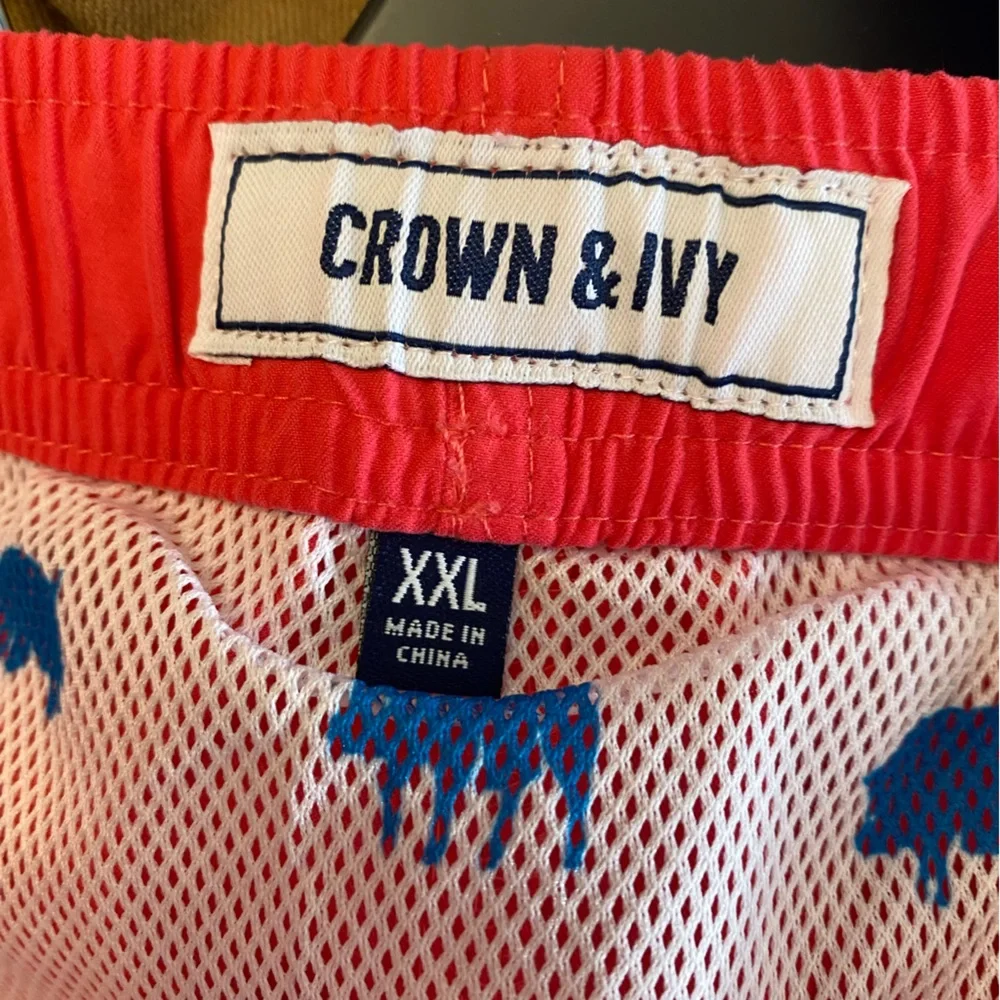 Crown and Ivy Men’s swim trunk‎ Sz XXL NWT